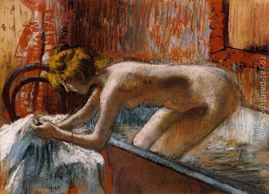 Edgar Degas : Woman Leaving Her Bath II